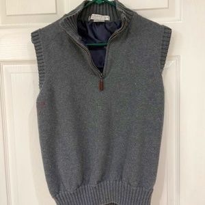 Mens M Grey Sweater Vest